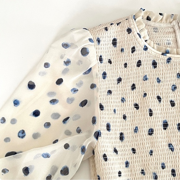 Aritzia Wilfred Tempest Dots Blouse - Picture 7 of 10